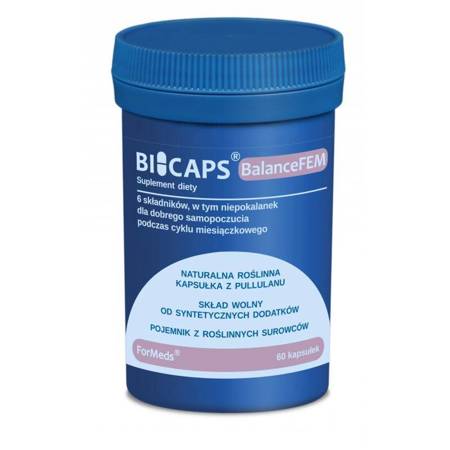 BICAPS® BalanceFEM - dobre samopoczucie podczas cyklu miesiączkowego 60 kapsułek, ForMeds